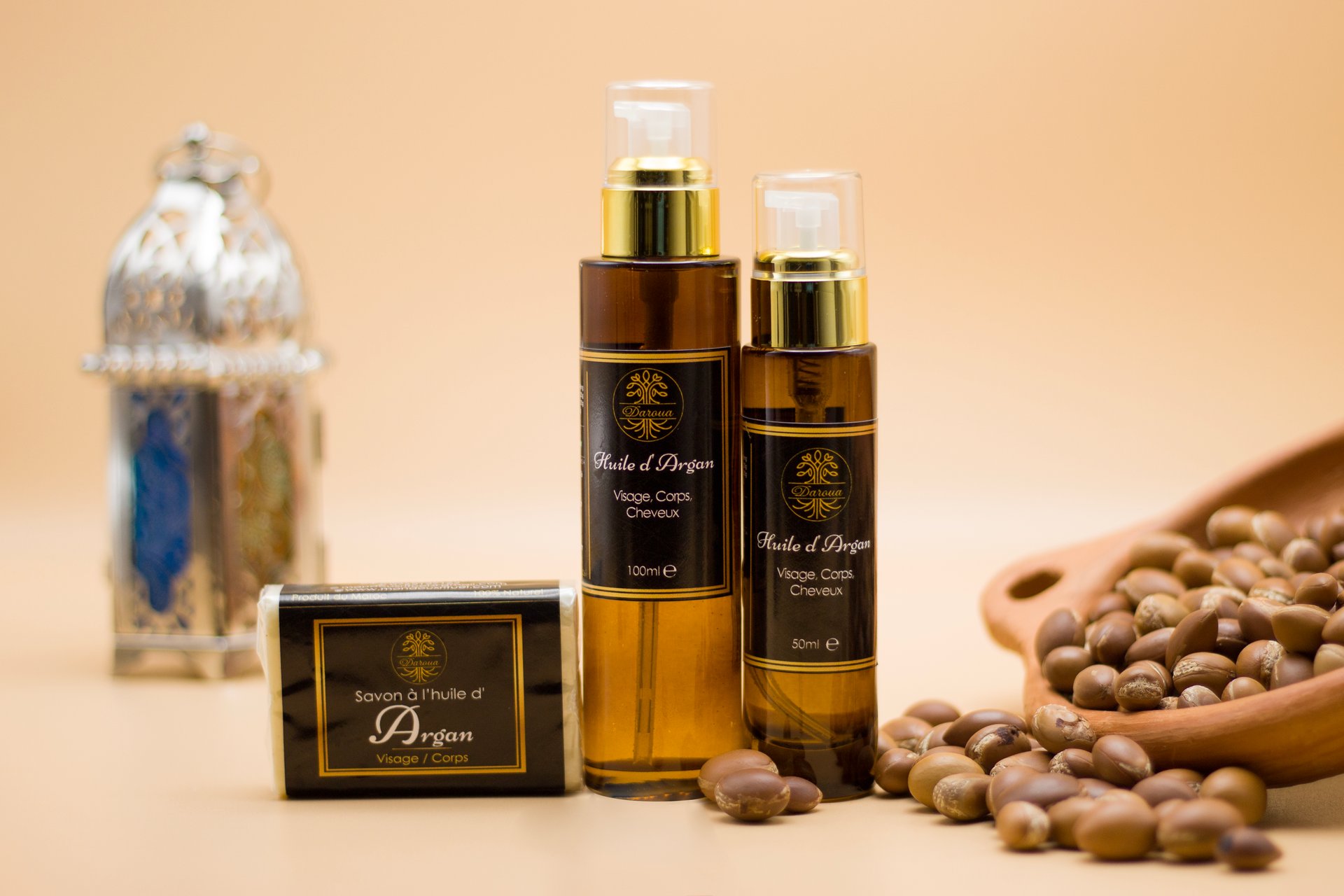 Rituel 2 : Démaquillage Naturel 100% Savon à l'argan + Huile d'argan - Soir, quotidien